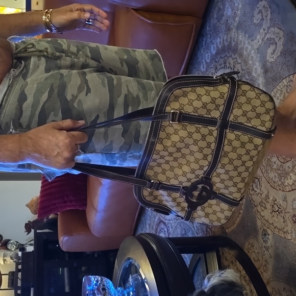 Gucci Monogram Royal Dark Brown Hobo Bag - Picture 15 of 15